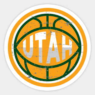 Utah Basketball 1 Sticker